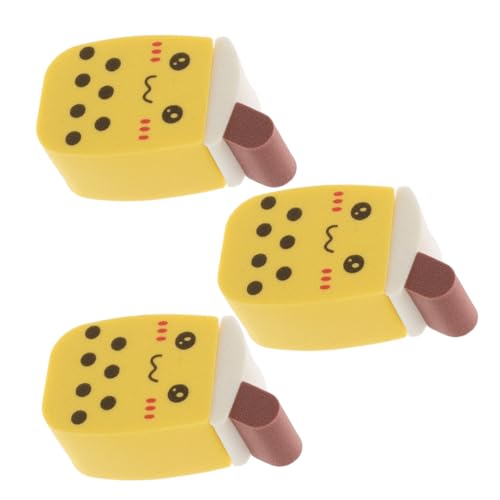 CALLARON 3pezzi Piumino per Cipria Tampone per Trucco e Fondotinta Design Tazza di Tè al Latte Morbido Poliuretano Uso Asciutto e Bagnato per Viso e Corpo Adatto per Donna