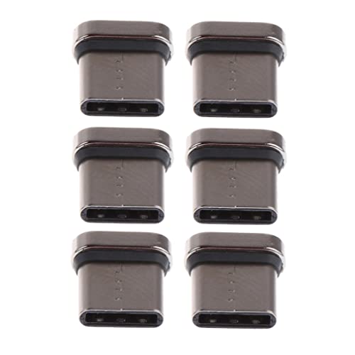 KESOTO Typec C �[�d�A�_�v�^ ���C �R�l�N�^�[ 6�_�Z�b�g �^�C�vC �[�d�A�_�v�^ �[�q�̂� �f�[�^�]�� ������ �E���� Type C �ϊ��R�l�N�^