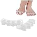 Produktbild Ealicere 2 Paar Zehenspreizer, Hallux Valgus Set, Zehen Separatoren Werkzeug, Super weich, komfortabel und hohe Lebensdauer (Fünf Zehen)