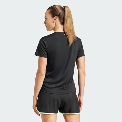 Image of adidas Women's Polyester Geometric Regular Fit T-Shirt