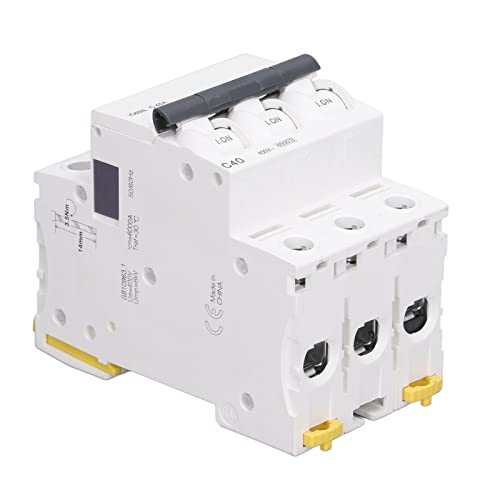 Disjoncteur 3P anti surchauffe pour rail DIN 400V