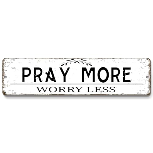 12x3C` Pray More Worry Less TC CXs[Vi Pray Always Pc Ŕ Oł̋F̕  Mtg