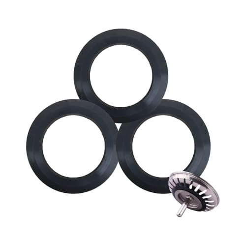 Joint en élastomère pour paniers filtrants, Ø extérieur 54 mm, Ø intérieur 32 mm, 4.6 mm d'épaisseur, pièce de Rechange pour Bouchons de paniers Ø 78, 79, 80,...