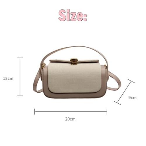 Colorful Fabric Flap Crossbody Bag for Women,Small Elegant Leather Top Handle Handbag,Mini PU Leather Travel Purse2