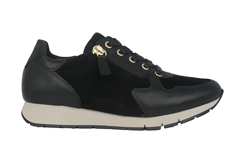 Basket Gabor 52.488.37 pour femme en cuir noir élégant
