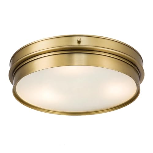 Lustre laiton vintage HMJGDZG montage encastré pour habiller les plafonds bas