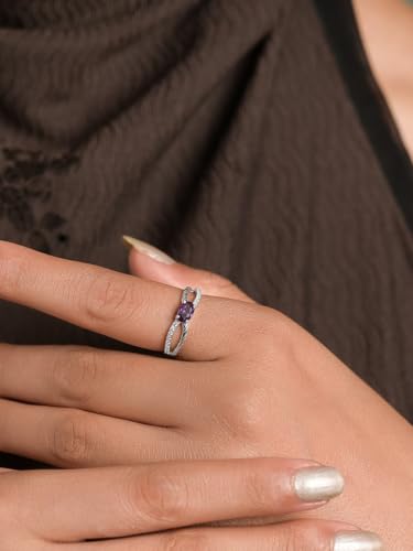 Image of Clara 925 Sterling Silver Minimal Daily Wear Adjustable Ring for Women