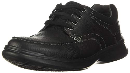 Clarks Men's Cotrell Edge Oxford, Black Oily Leather, 8 W US