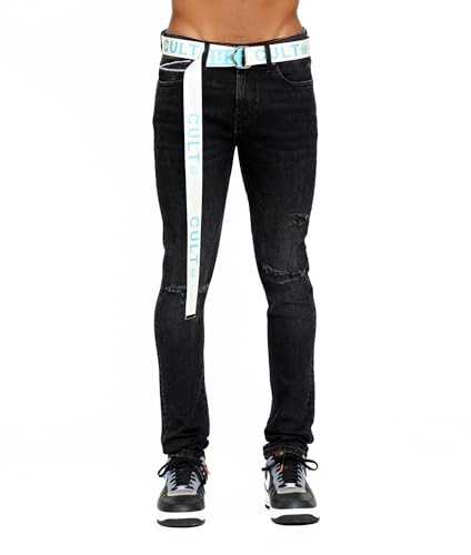 Men's Cult Belt in Cream