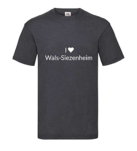 T-shirt homme Wals-Siezenheim gris fonce XXXL en coton respirant grand confort