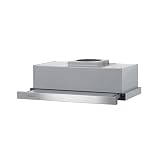 Cookology Integrated Telescopic Cooker hood TEL600SS | 60cm Built-in Extractor Fan in Stainless Steel