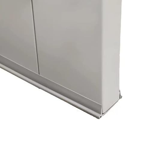 Bande d'Etanchéité, Bas de Porte Adhésif, Porte Bas Joint Strip, Autocollant Sous Porte Coupe-Bise, Porte Bas Joint pour Anti Froid, Bruit, Coupe-Vent, poussière(Gris) Cover