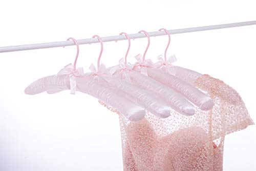 Cocomaya Kleiderbügel, 43 cm, rutschfest, Satin, gepolstert, Keine...