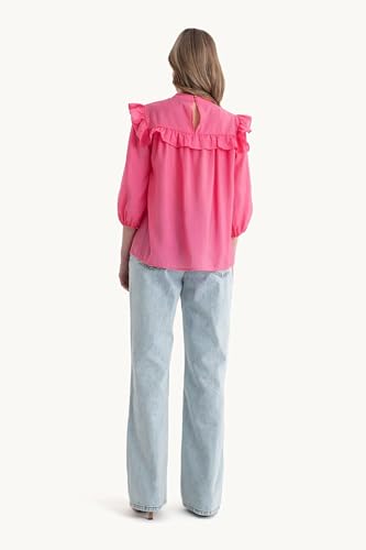 Hiccup Round Neck Loose Blouse4