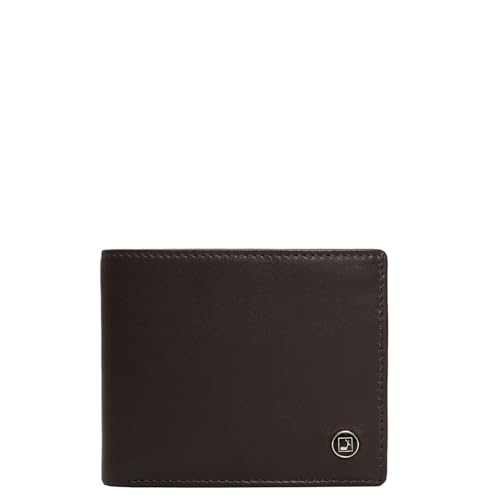 Da Milano Leather Wallet for Men with Multicard Slot - Brown