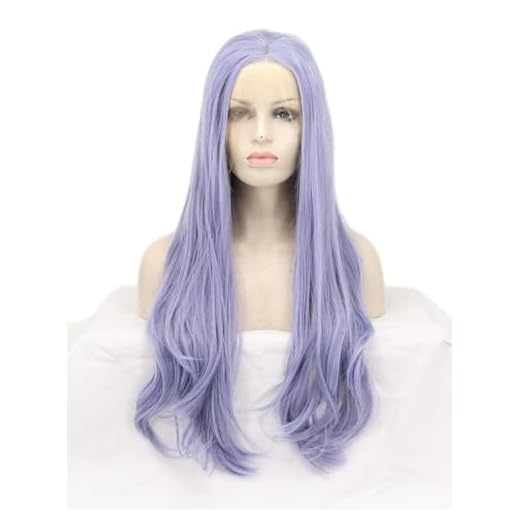 RainaHair Lilac Lavender Wig Body Wave Purple Lace Front Wig Women Synthetic Lace Front Wigs Heat Resistant Holidays Glueless Hair Natural Hairline for Girls Drag Queen Pastel Wig 24inches……