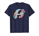 22FEND00076A-001 Fender Spring Time Flower Covered Guitar Silhouette Logo Camiseta