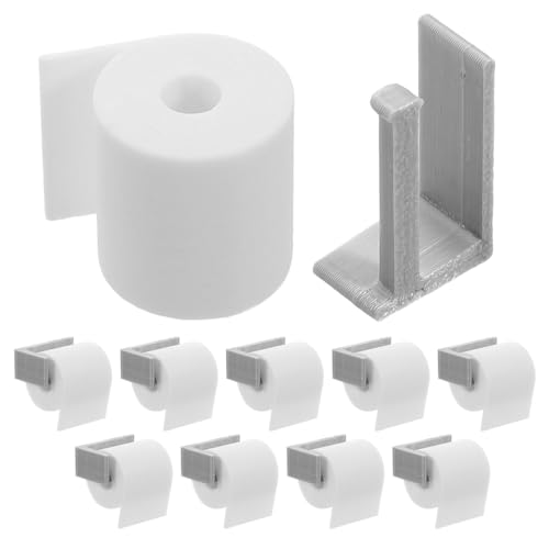 Mini rouleaux de papier toilette 1:12 pour compléter les meubles de salle de bain miniature