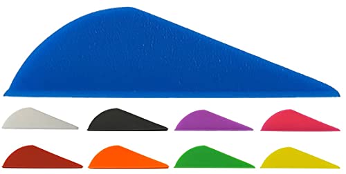 Sierra Archery - Arrow Vanes 2.0” | 50 Pack or 100 Pack | Multiple Colors Available | High Profile Design | Fletches for Hunting, 3D, Target Archery or Crossbows