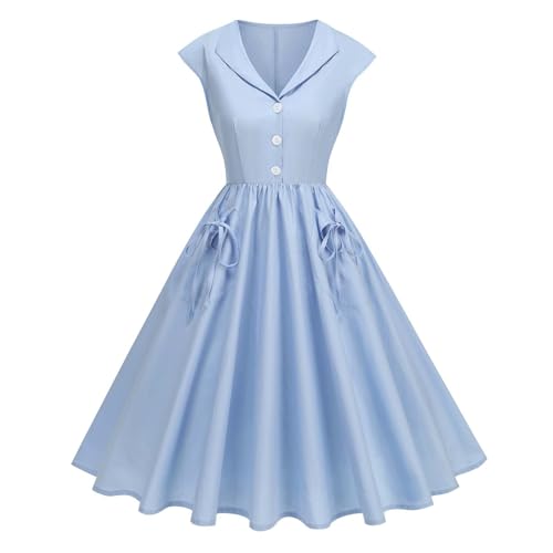 Robe de fête amincissante vintage à col en V pour gommer les complexes en soirée
