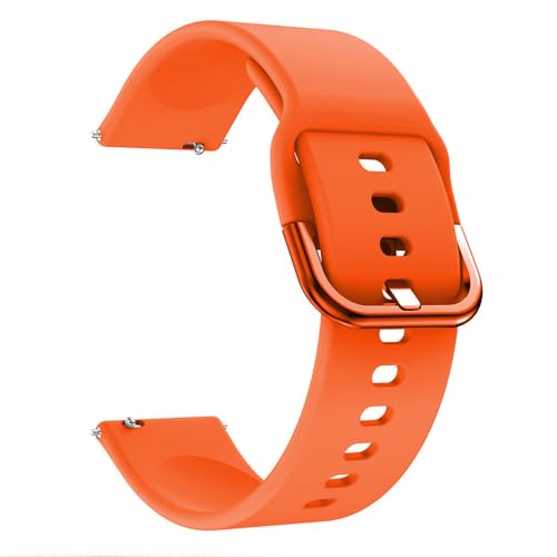 NUZIXINXW Passend für Samsung Galaxy Watch Active/Active2 Silikonarmband Sportarmband,orange,Für Samsung Galaxy Watch Active
