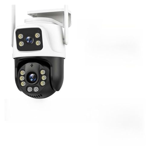 Cámaras de seguridad para el hogar Cámara IP de 9MP 4K for exteriores Zoom 8X tres lentes cámara de vigilancia de seguimiento automático protección de seguridad cámaras CCTV PTZ Detección de movimient