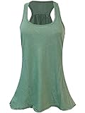 Epic MMA Gear Flowy Racerback Tank Top, Regular and Plus Sizes (Basil, XX-Large)