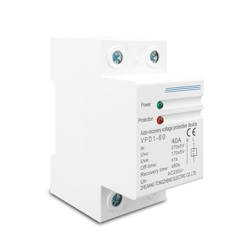 Disjoncteur de surtension 60A 230V à récupération automatique