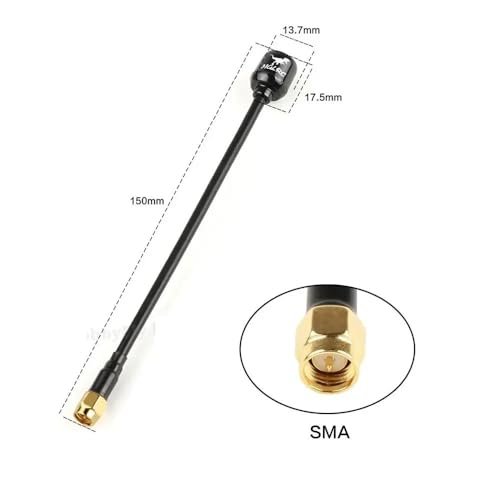 Image of YILIANDE for HGLRC Mini Long Range for for RHCP for LHCP Spin for SMAUFL for MMCX Angle 5.8G 2.5dBi 135mm for RC for FPV Racing Drone(1PCS LHCP SMA)