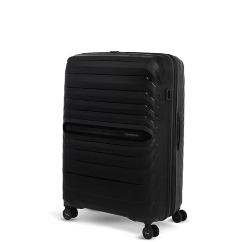 Image of Samsonite Octolite Neo Expandable 75 Cms Large Check-in Polypropylene Hard Sided 8 Wheel Spinner Luggage /Suitcase /Trolley Bag (Black)-10 Year Global Warranty