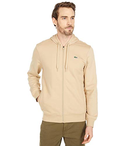 Lacoste Lã masculina com zíper, Vienense/Vienense, 3G