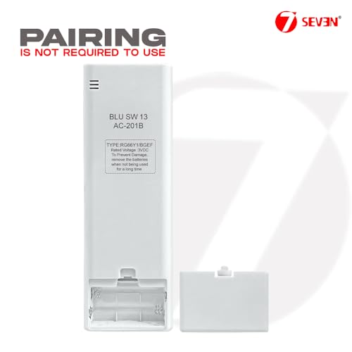 Image of 7SEVEN Compatible with Blue Star AC Remote RG66A1 /BGEF RG66Y /BGEF Model 201B Fit for Split & Window 1 | 1.5 | 2 Ton Air Conditioner, Match Remote Keys Exactly to Replicate Genuine Remote Function