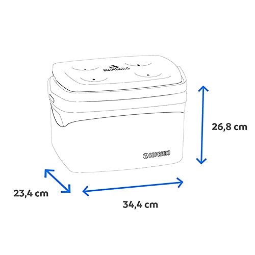Kit Caixas Térmicas Tropical 32L/12L/5L, Soprano, Azul, Grande/Médio/Pequeno