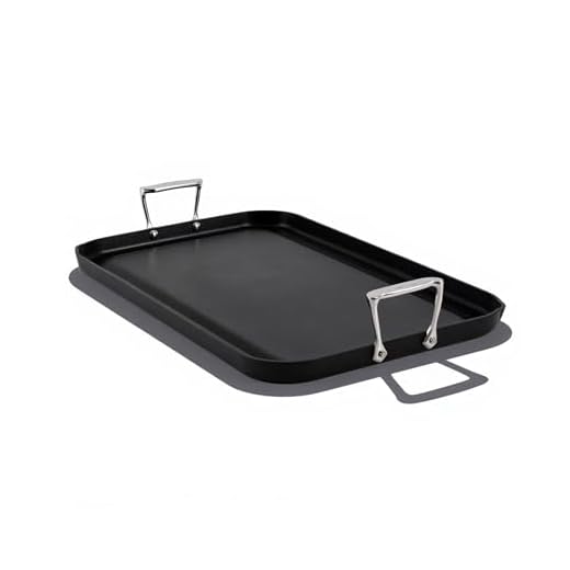 All-Clad HA1 Hard Anodized Nonstick Griddle 13 x 20 Inch Pots and Pans, Cookware Black