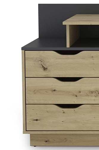 Bureau Belfast chêne artisan pour optimiser votre espace - 7