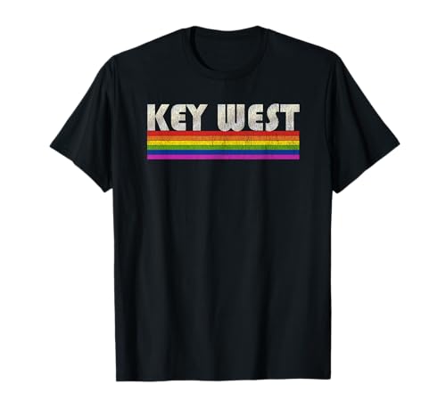 Clé vintage style années 80 West Gay Pride Mois T-Shirt