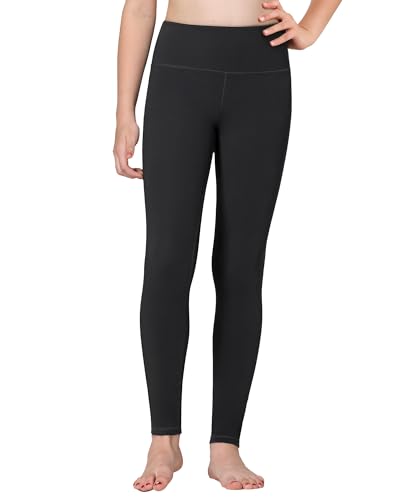 Stelle 2312-YG039-2-3BK-S Girls Leggings Yoga Pants Youth Athletic Dance Running Active Tights Pack thumb #2