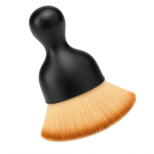 Image of Soft Car Detailing Brush for Car Interior Cleaning | Premium Dashboard Dust Cleaning Brush | AC Vent, Steering Wheel, Dashboard & Console Cleaning Brush | Scratch-Free Soft Bristles