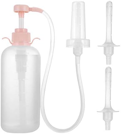 Vaginal Douche for Women Vaginal Cleansing System Douche Cleaner Anal Douche Cleaning Kit 600 ml Capacity with 3 Nozzles