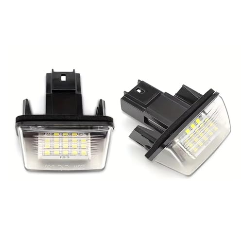 Luces LED Matrícula para Citroen C3 C4 C5 Berlingo Xsara Saxo Plafón Posterior 2 Piezas