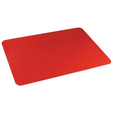 Tenura Red Silicone Rubber Non Slip Table and Tray Mat 35 5 x 25 5 cm Cover