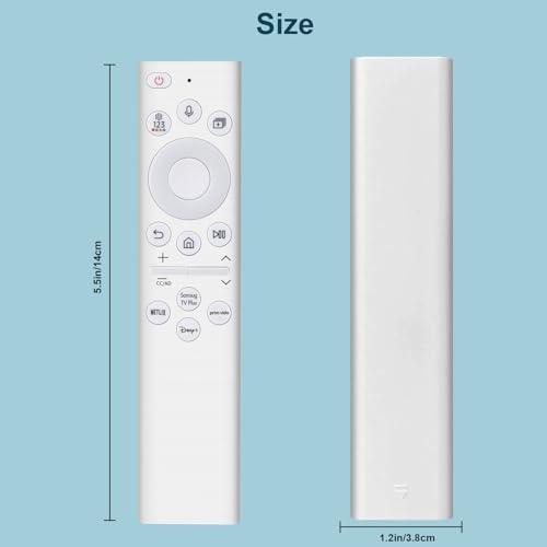 Image of for Samsung-Smart-TV-Remote, Compatible with Samsung Frame Crystal QLED OLED UHD 4K 8K Smart TVs, Replacement for BN59-01391A Without Rechargeable Solar Cell