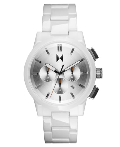MVMT Chrono II Men’s Chronograph Watch – Ceramic Bracelet, Water