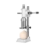 JFF Manual Coconut Hole Opening Machine Coconut Opener Tool Hand Press Driller Opener for Young/Tender Coconut Green Save Effort,White