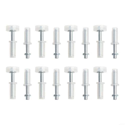 Kit de herrajes para puerta plegable, pivote superior y rueda guía con resorte, acero y plástico para reparación de clóset, puerta plegable, acordeón, granero, gabinete (8 piezas) miniatura 1