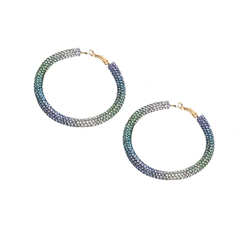 Image of SOHI Hoop Earring For Women and girls, Indo-western Earrings, Fashion Accessories, jewellery for women, Fancy earrings, artificial earrings for ladies