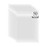 Golden State Art, Pack of 50 11 1/4 x 14 1/8 Clear Bags for 11x14 Mat Matting
