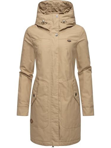 Ragwear Damen warmer Winter Parka Jannisa Intl Taupe24 Gr. S