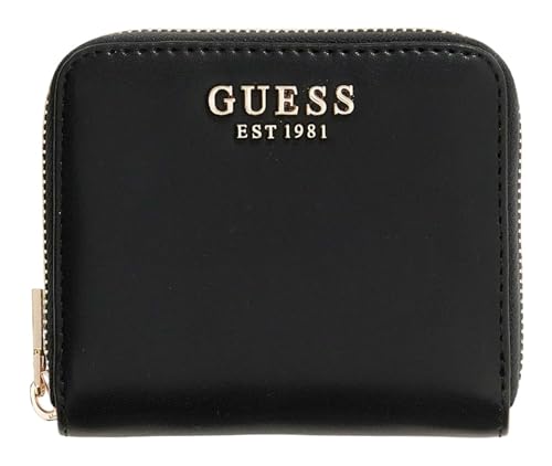 GUESS Porte-Monnaie Laurel II SLG Small Zip Around Wallet Black Noir
