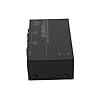 Matybobe 48V, 12V Microphone Phantom Power Supply Dual Voltage Settings Ultra-low Noise Technology, All-metal Casing, Power Adapter, Suitable for Condenser Mics, Color: Black, Material: (GB Plug) #3